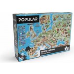 Popular Mapa Evropy 160 dílků – Zboží Dáma