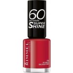 Rimmel London 60 Seconds Super Shine Nail Polish 310 Double Decker Red 8 ml – Zboží Mobilmania