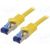 síťový kabel Logilink C6A077S Patch, S/FTP, 6a, lanko, Cu, LSZH, 5m, žlutý