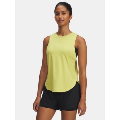 Under Armour UA Launch Elite Tank-YLW Žlutá – Zboží Dáma