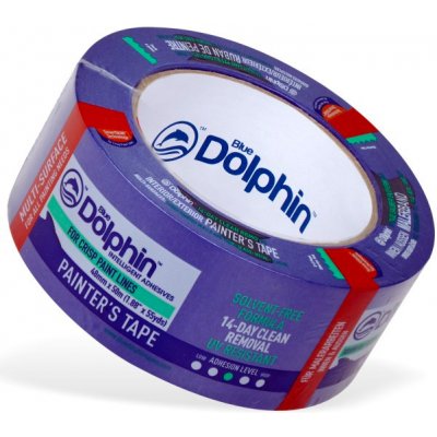 Levior Bluedolphin 10933 Páska maskovací papírová 48 mm x 50 m modrá – Sleviste.cz