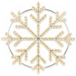 DECOLED LED světelná vločka II závěsná pr. 104 cm teple bílá – Hledejceny.cz