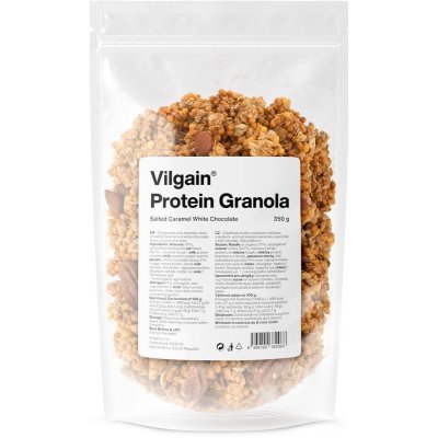 Vilgain Protein Granola slaný karamel s bílou čokoládou 350 g – Zbozi.Blesk.cz