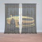 Sablio Záclony Chevrolet Camaro Puntíky: 2ks 150x250cm – Hledejceny.cz