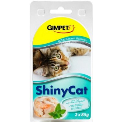 Gimpet ShinyCat kure & krevety 2 x 70 g