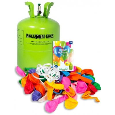 Helium do balónků jednorázová nádoba 0,42m3+30balónků FOLATHEL