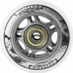 Sestava bílých PU koleček 70x24 + ložiska ABEC7 NILS Extreme – Hledejceny.cz