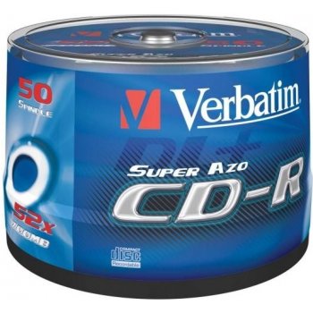 Verbatim CD-R 700MB 52x, printable, 50ks (43309)