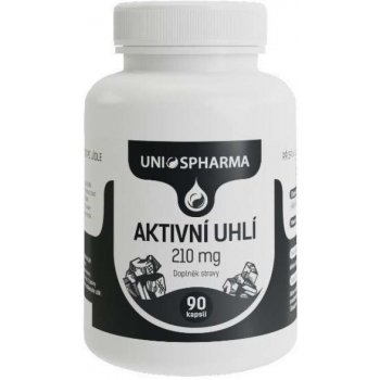 Uniospharma Aktivní uhlí 210 mg 90 tablet