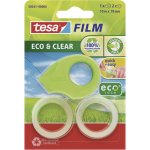 Tesa Mini odvíječ na prst s 2ks čiré pásky ECO&CLEAR zelený 10 m x 19 mm – Zboží Mobilmania