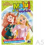 Omalovánky maluj vodou A5 Disney Princezny 3219-7 – Zboží Dáma