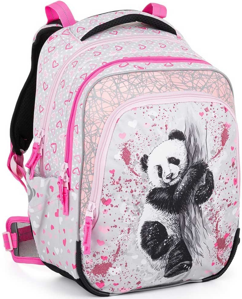 Bagmaster BETA 22 B batoh panda, růžový