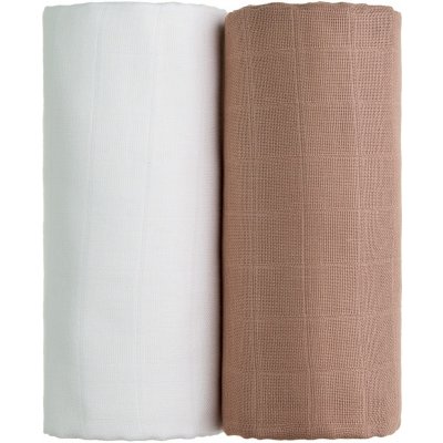 T-TOMI TETRA osušky EXCLUSIVE COLLECTION white + beige / bílá + béžová – Zboží Dáma