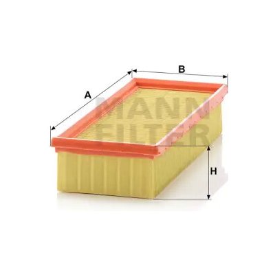 MANN FILTER Vzduchový filtr C 2874 – Hledejceny.cz