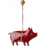 Vánoční plechová ozdoba Pig Red Maileg – Hledejceny.cz
