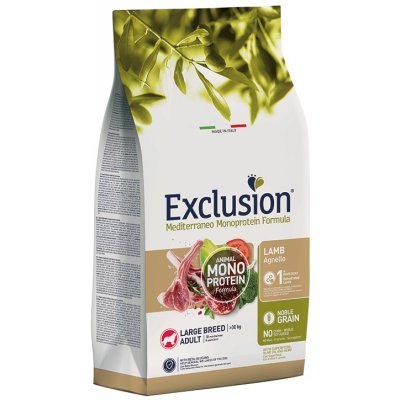 Exclusion Mediterraneo Adult Large Lamb 12 kg – Sleviste.cz