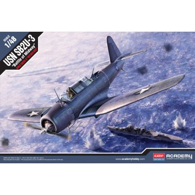 Academy Model Kit letadlo 12324 SB2U 3 Battle of Midway 1:48