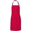 Zástěra Link Kitchen Wear Gastro zástěra X986 Red Pantone 200 72 x 85 cm