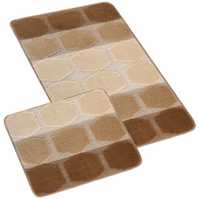 Bellatex Bany oválky béžová hnědá 60x100 cm – Zboží Dáma
