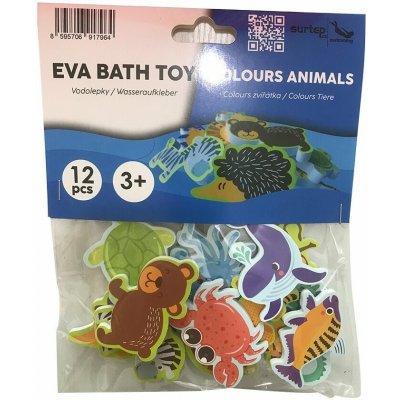 Surtep Vodolepky Colours Zvířátka 12 ks – Zboží Mobilmania