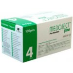 Medoject fine jehly do inzulin. per 32G x 4 mm 100 ks