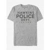Pánské Tričko Zoot Fan Netflix Policejní oddělení Hawkins Stranger Things triko Šedá