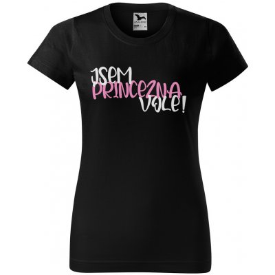 IMPAR Tričko Jsem princezna vole dámské Černá – Zbozi.Blesk.cz