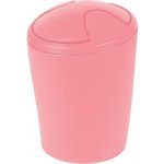 Spirella výklopný odpadkový koš MOVE, růžový plast, 5 L 10_18675 – Sleviste.cz