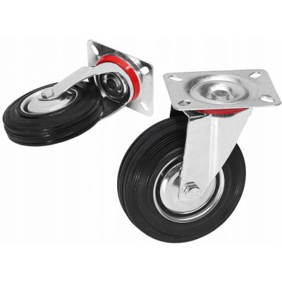 ISO Transportní kolo otočné bez brzdy, 100 mm, 6688 – Sleviste.cz