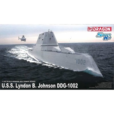 DRAGON Model Kit loď 7148 U.S.S. Lyndon B. Johnson DDG-1002 1:700 – Zbozi.Blesk.cz