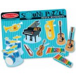 Melissa & Doug puzzle s úchyty a zvukem hudební nástroje – Sleviste.cz