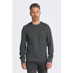 Gant tričko SLIM PIQUE LS T-SHIRT šedá