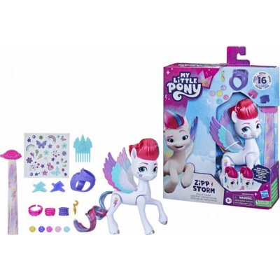 Hasbro My Little Pony česací poník Zipp Storm s příslušenstvím – Zboží Mobilmania