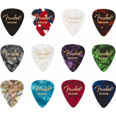 Fender 351 Celluloid Picks Medley Medium – Sleviste.cz