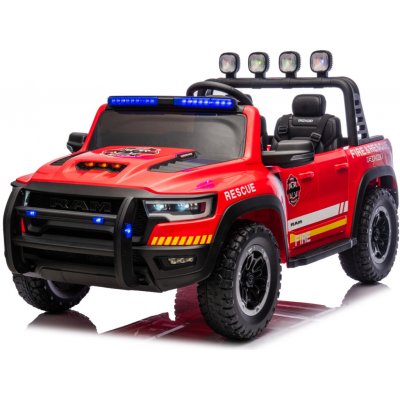 andos RAM 1500 RHO 4x4 24V/400W Hasiči Elektrické autíčko červená – Zboží Dáma