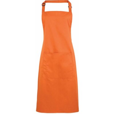Premier Zástěra dlouhá s kapsou Bib terakotová rudá – Hledejceny.cz