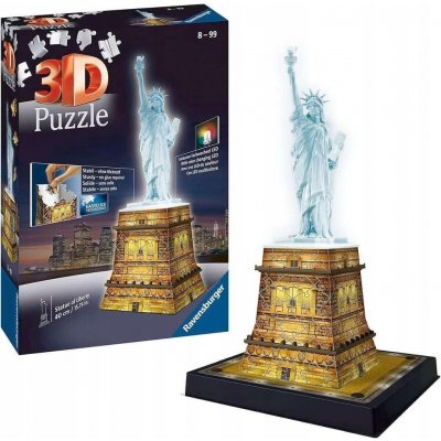 Ravensburger 3D puzzle Socha Svobody New York 108 ks – Zbozi.Blesk.cz