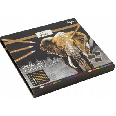 Nassau Metalické akvarelové barvy a pastelk – Zboží Dáma