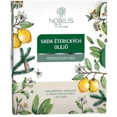 Nobilis Tilia Sada éterických olejů Produktivní den 4 x 2 ml – Hledejceny.cz