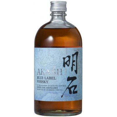 Akashi Blue Blended Whisky 40% 0,7 l (holá láhev) – Zboží Mobilmania