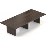 Rauman Jednací stůl Lineart 320 x 140 cm, jilm tmavý – Sleviste.cz