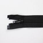 Spirálový zip dělitelný 40 cm černý – Zboží Mobilmania
