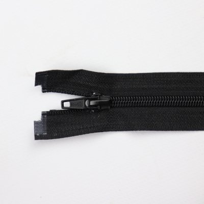 Spirálový zip dělitelný 40 cm černý – Zboží Mobilmania