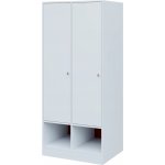 QN 5 - 8STN skříň šatní, 2-dveřová, levá, tyč, 1830x400x600, bílá/červená flamengo – Zboží Dáma