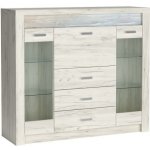 Halmar Indianapolis I8 dub craft / bílá – Zboží Dáma