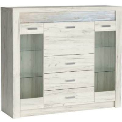 Halmar Indianapolis I8 dub craft / bílá – Zboží Dáma