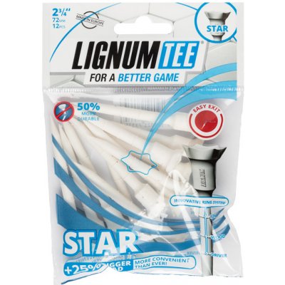 Lignum Tee STAR 72 mm 12ks bílá – Zboží Dáma