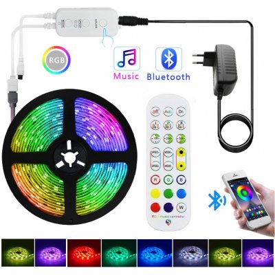 Light S5345/B RGB 5 metrů Bluetooth Music 3A – Zboží Mobilmania