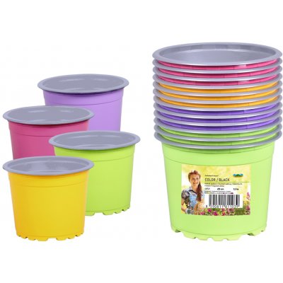 NOHEL GARDEN květináč sadbový COLOR/BLACK 9 cm – Zboží Mobilmania