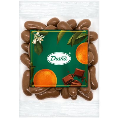 Diana Company Pomerančová kůra v polevě z mléčné čokolády 100 g – Zboží Mobilmania